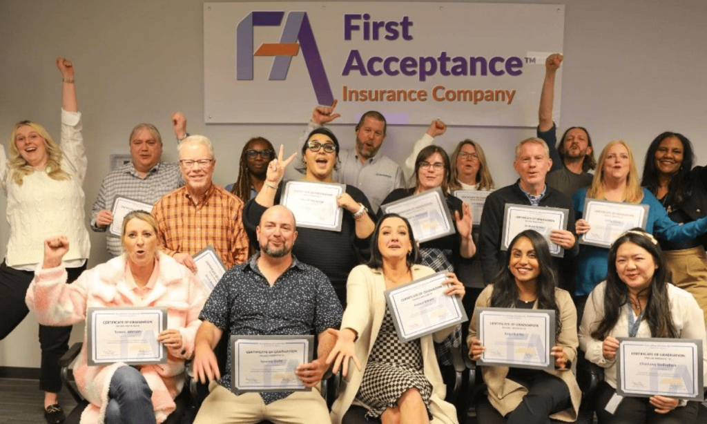 first acceptance insurance company team with awards